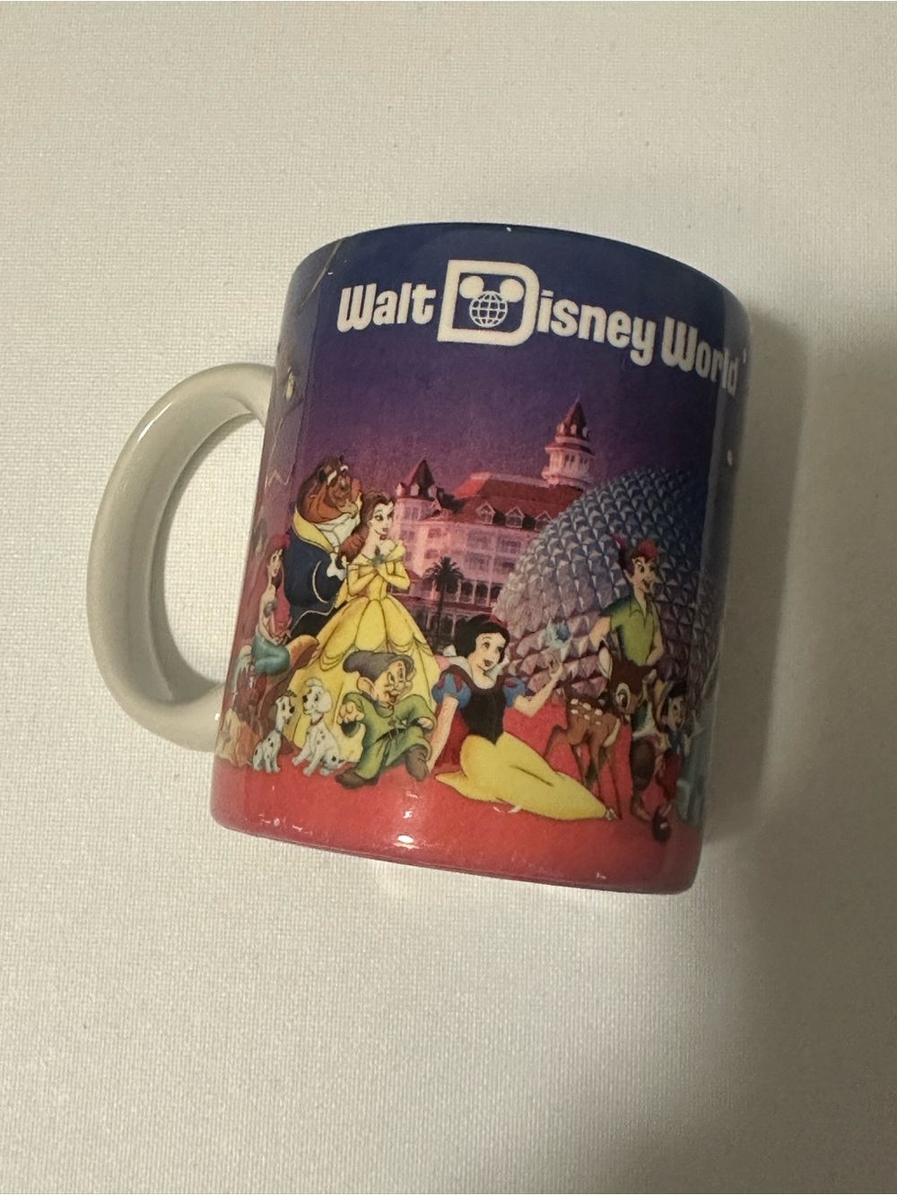 Walt Disney world vintage Epcot magic kingdom mug